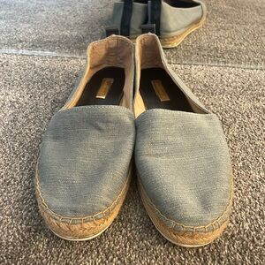 Womens Louise Et Cie Blue Espadrille Flat 8.5